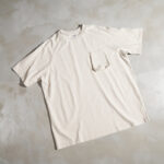 310G Mori-style workwear shirt, washed cotton, 3D workwear pockets, raglan sleeve design（apricot）