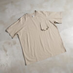 310G Mori-style workwear shirt, washed cotton, 3D workwear pockets, raglan sleeve design（Light brown）