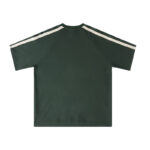 Textured Series: American-Style Unisex Color-Blocked Short-Sleeve T-Shirt（green） - 图片 2